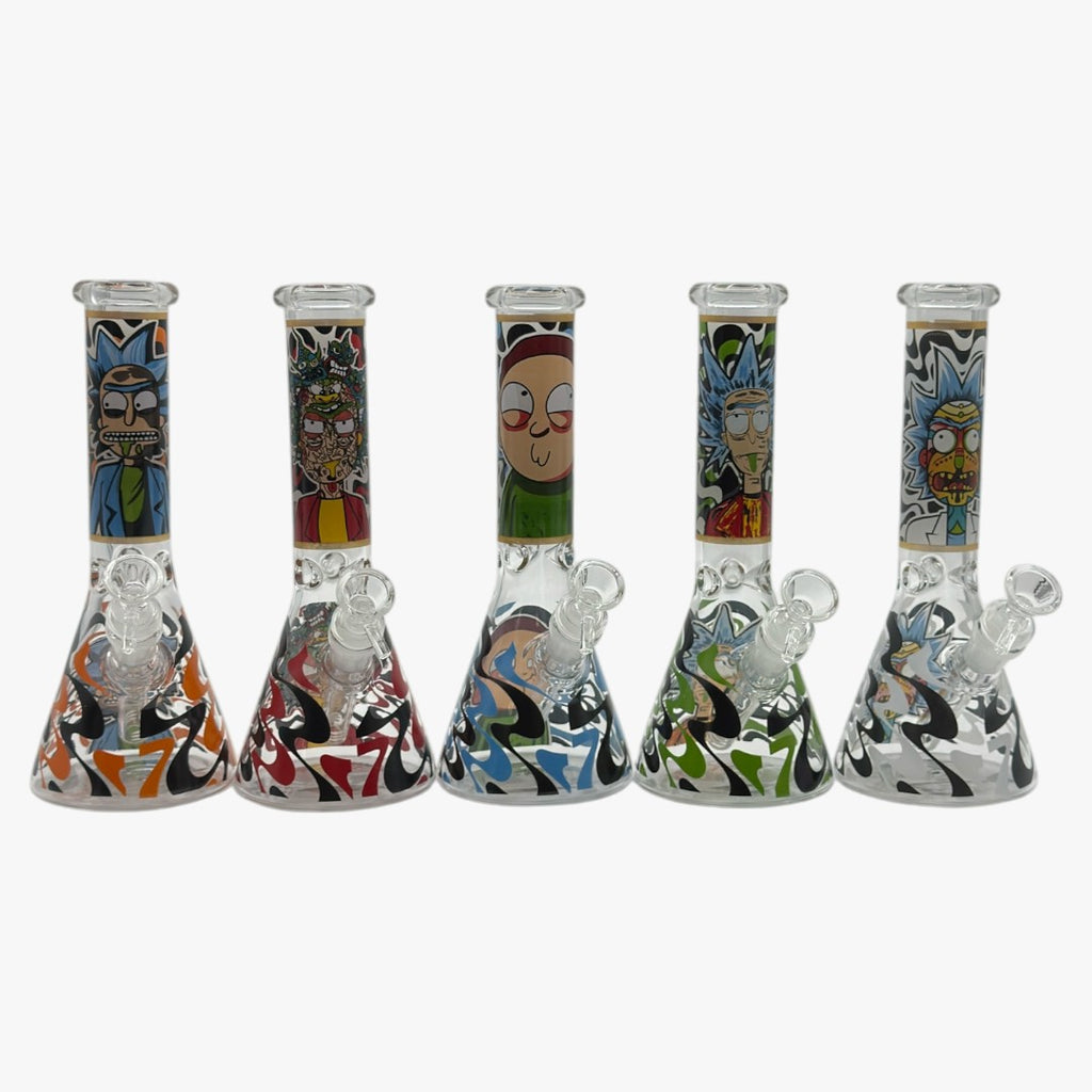 10"Cartoon decal bong MST070