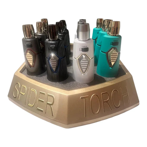 SP-211  SPIDER TORCH LIGHTER 12/DISPLAY