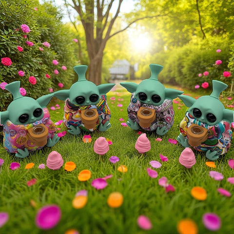 BABY YODA PIPE MIXED COLOURS CBS 1077