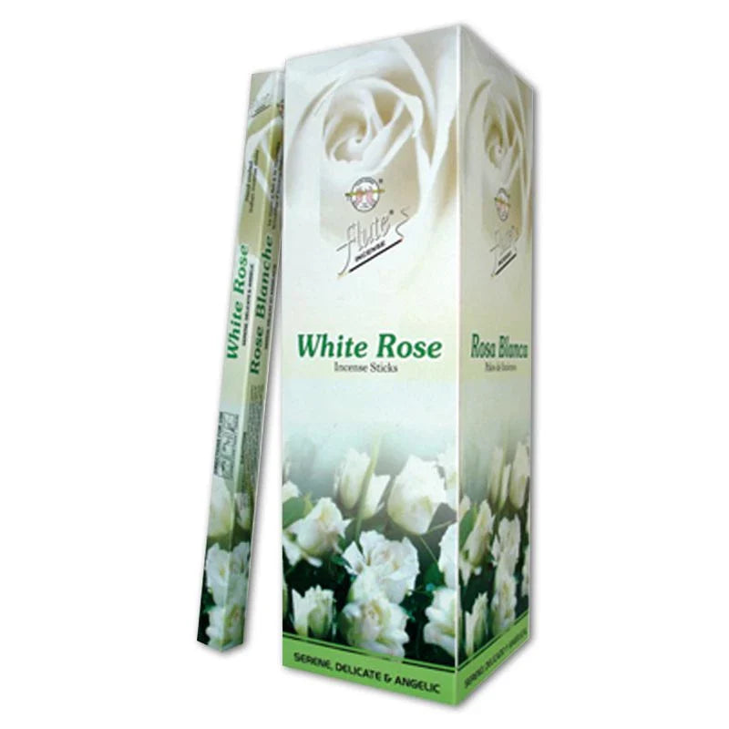 FLUTE WHITE ROSE INCENSE