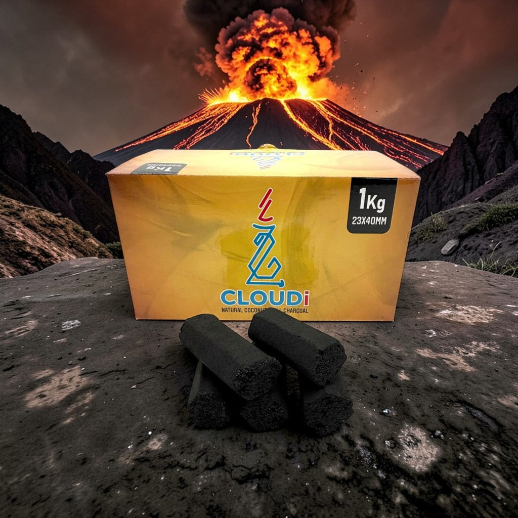 CLOUDI CHARCOAL HEXAGON 23X40MM 10KG