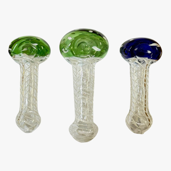 MARIO GLASS PIPE PACK OF 4 SAME COLOR