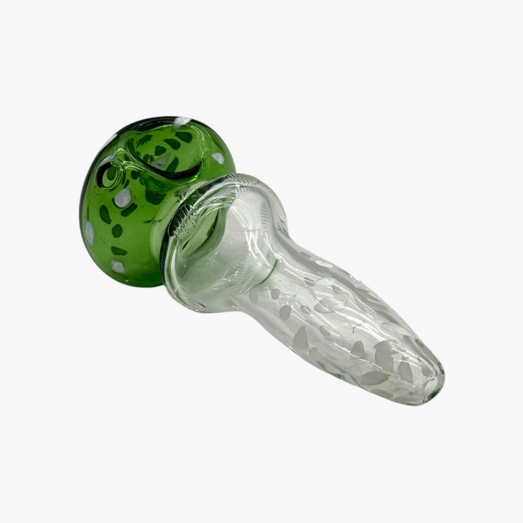 5" GLASS PIPE GREEN PACKGE OF 10 PIPES