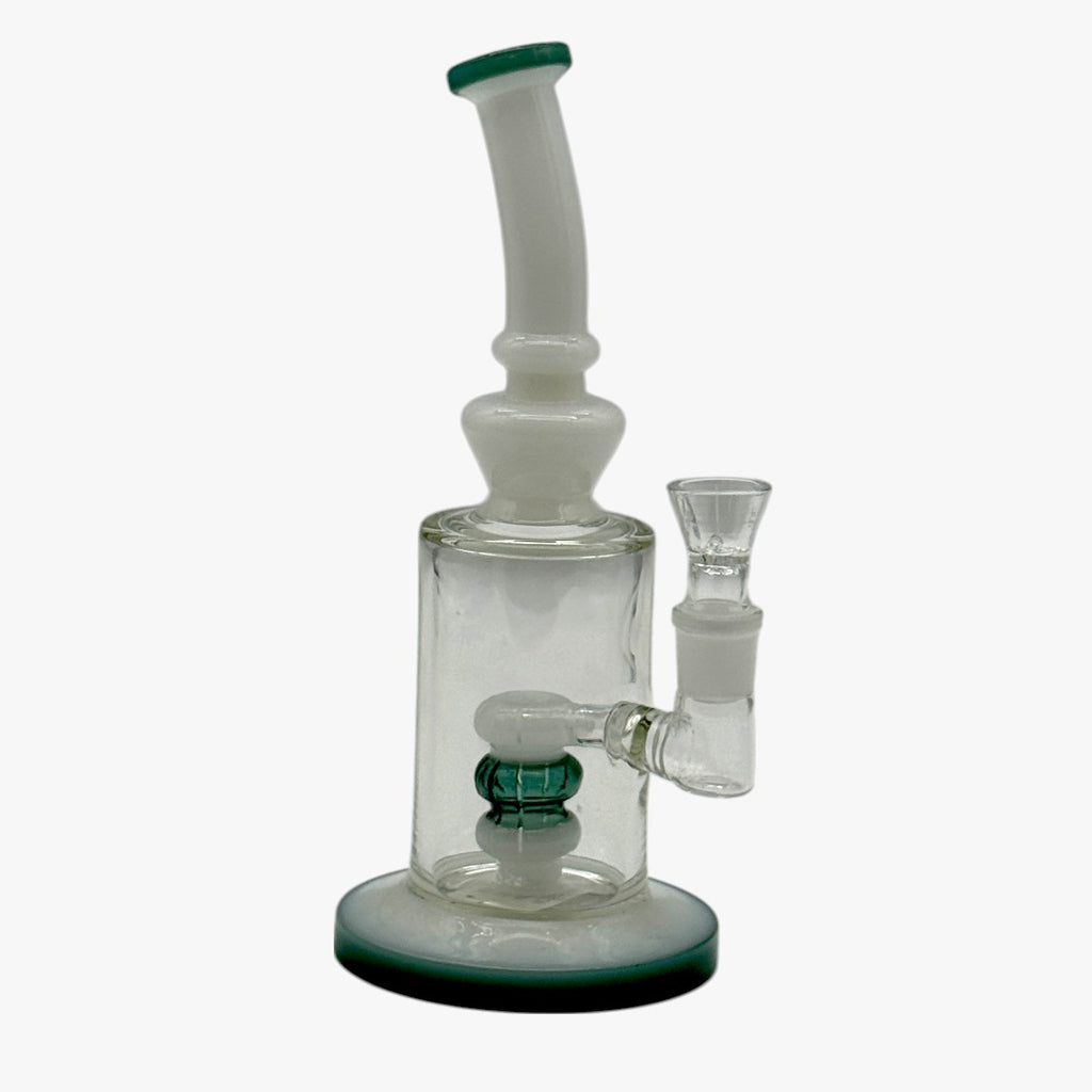 MN-33 - Frosted Inline Perc Glass Bong Set