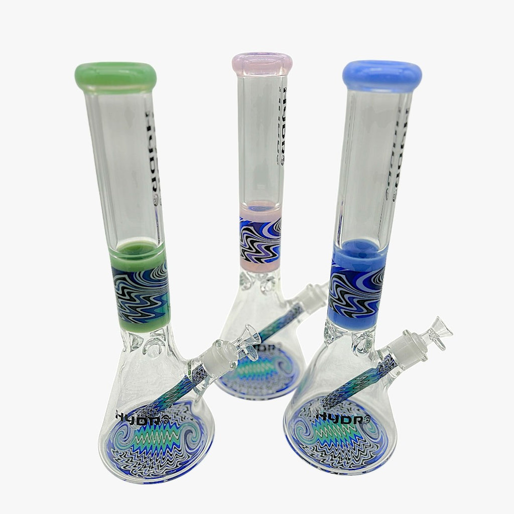 MST096 14" 7MM GLASS BONG