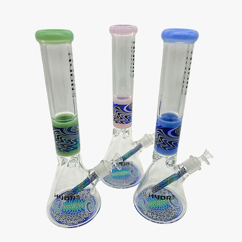 MST096 14" 7MM GLASS BONG