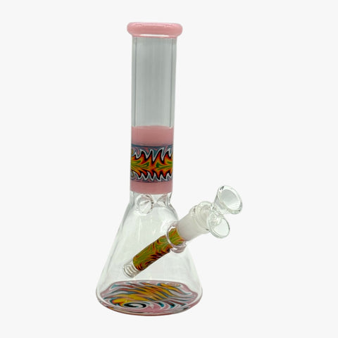 MG-85 - Color-10" Tip Glass Beaker Bong Set