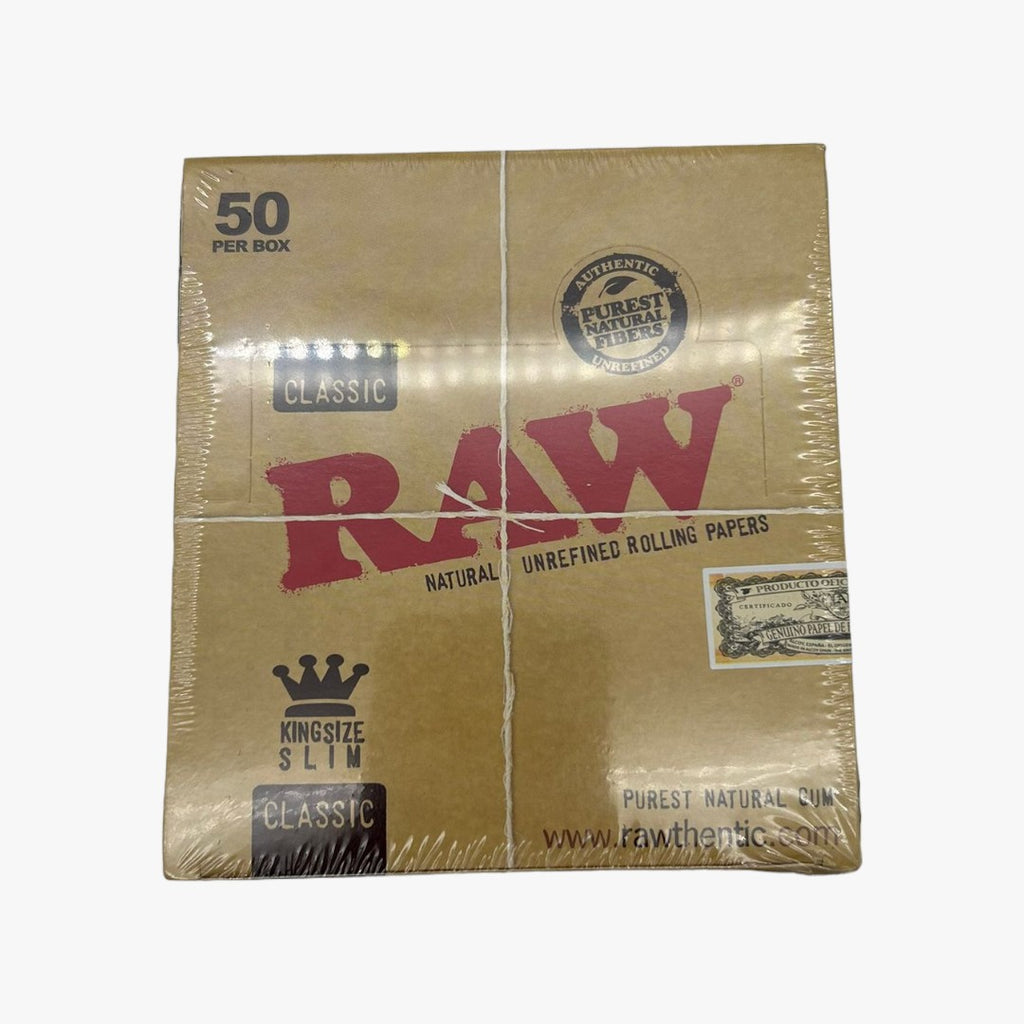 RAW CLASSIC KING SIZE SLIM 50 PER BOX