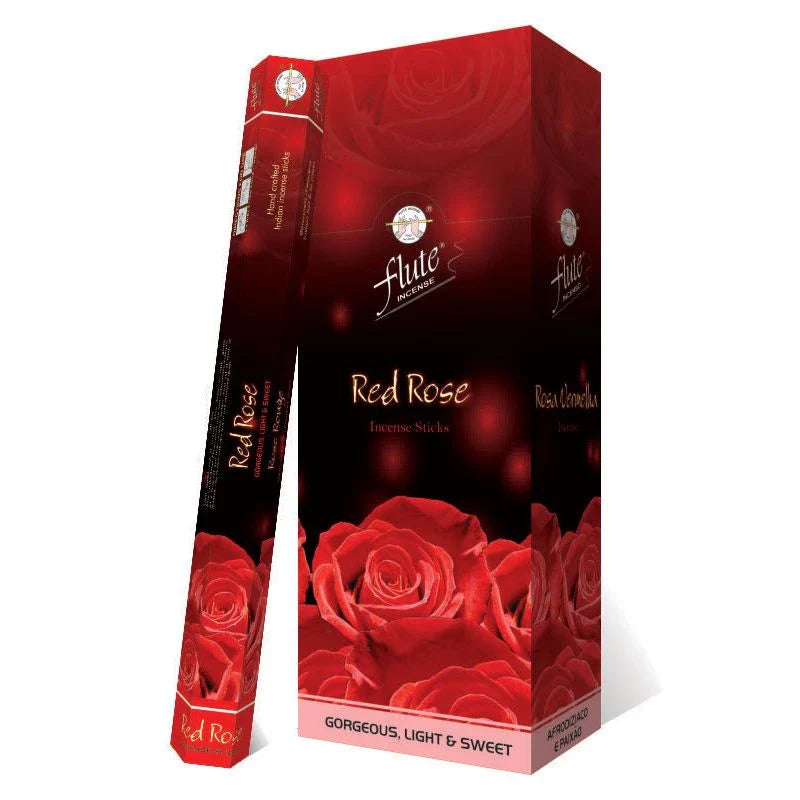 FLUTE RED ROSE INCENSE