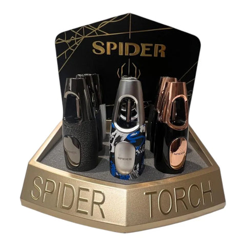 SP-338 SPIDER TORCH LIGHTER 9/DISPLAY