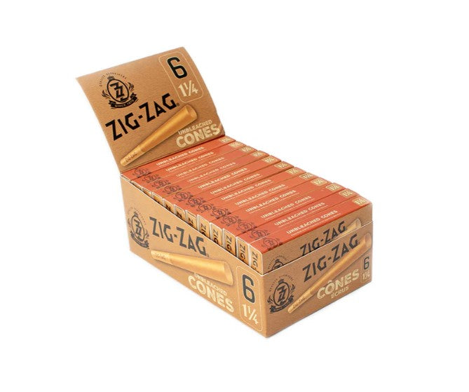 ZIG ZAG PRE-ROLLED CONES (24 PK) 1 1/4 SIZE