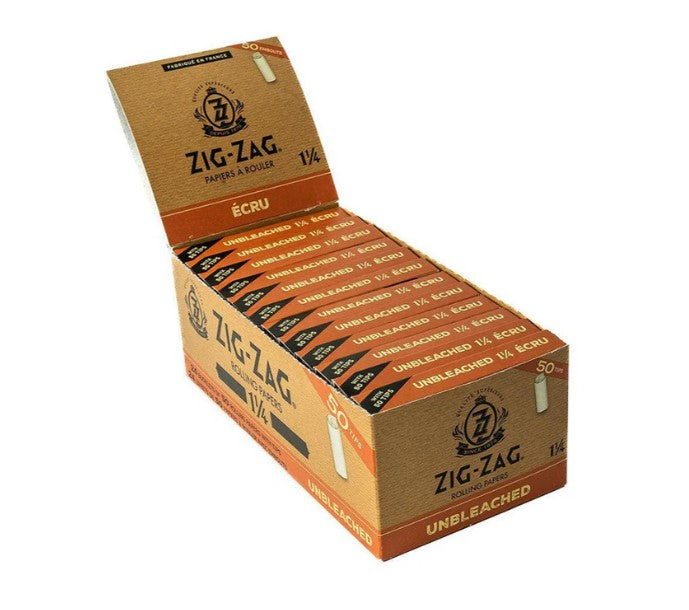 ZIG ROLLING PAPERS (24 BOOKLETS) WITH TIPS 1 1/4