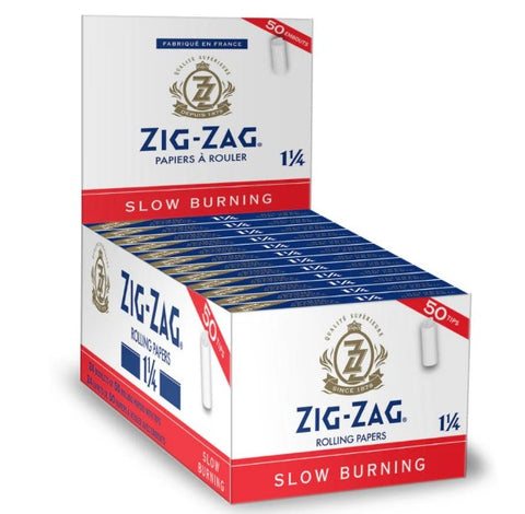 ZIG ROLLING PAPERS (24 BOOKLETS) WITH TIPS 1 1/4